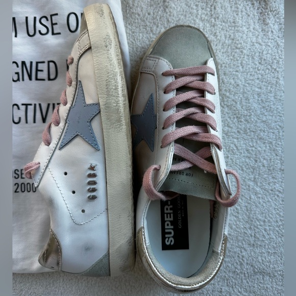 golden goose superstar low-top sneakers, size 38 - Picture 2 of 3